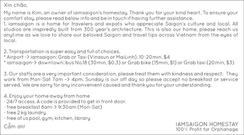 Iam Saigon Homestay Ho Chi Minh-stad Buitenkant foto